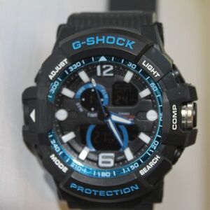 Casio G-Shock Watch, Blue, sp-A1801